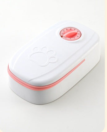 Automatic Stainless Steel  Pet Feeder Smart Food Dispenser For Cats/Dogs - Timer