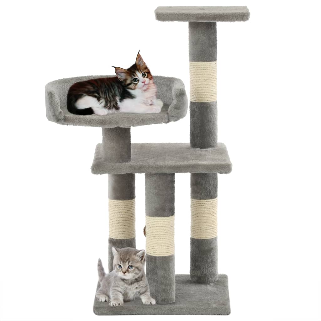 Cat Scratching Post with Sisal Scratching Columns 65 cm   Cat Scratching Post - Ditzy Petunia