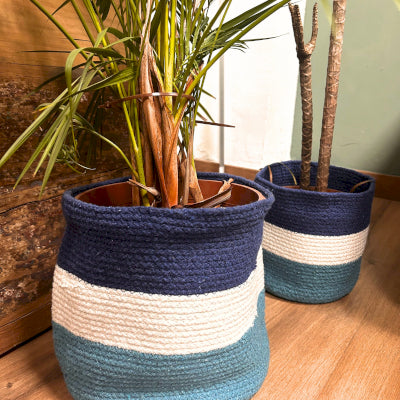 Protective &amp; Chic: Evil Eye Jute &amp; Cotton Rope Décor - Ditzy Petunia
